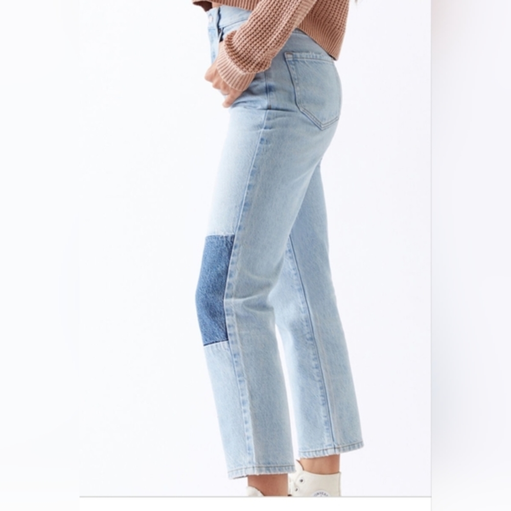 Pacsun Light Knee Panel High‎ Waist Straight Jeans - Picture 3 of 10